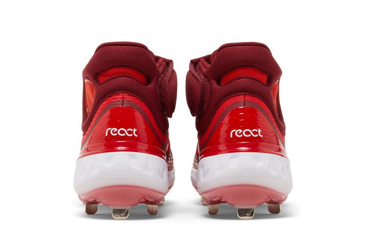 Кроссовки Nike Alpha Huarache Elite 4 Mid 'University Red White'