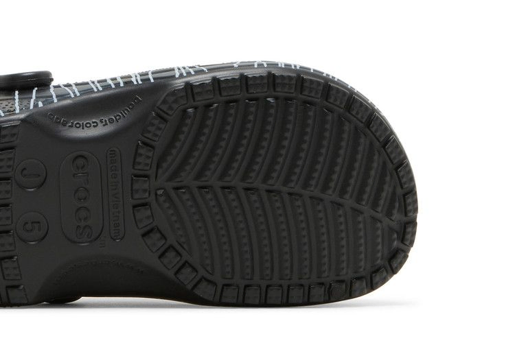 Кроссовки Crocs Ron English x Classic Clog Kids 'Party Animals - Zebra Black'