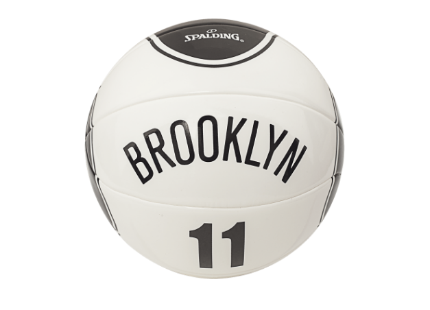 Коллекционный мяч 2020 Spalding NBA Brooklyn Irving 11 Ball