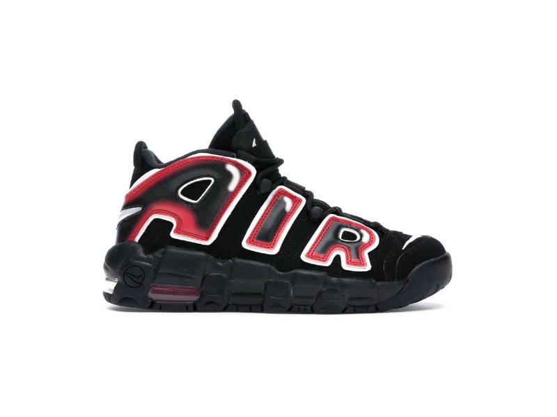 Nike-Air-More-Uptempo-Black-White-Laser-Crimson-GS