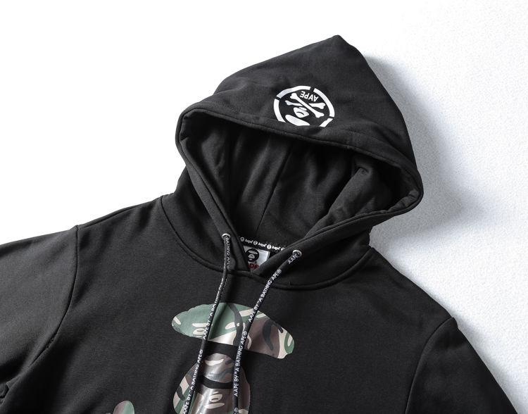 Худи AAPE Camo Black Hoodie