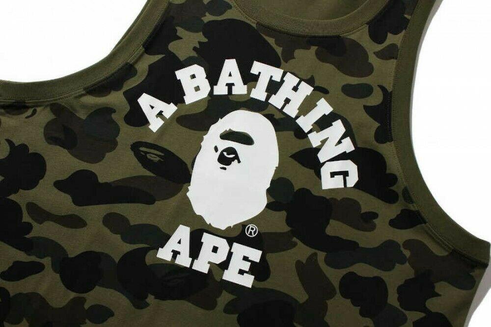 Спортивная майка BAPE 1st Camo College Tank Top Green