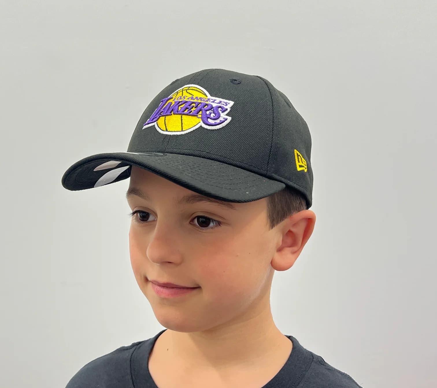 Бейсболка New Era Los Angeles Lakers 940 Kids NBA Adjustable Hat