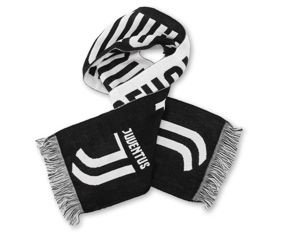Шарф FC JUVENTUS BLACK AND WHITE JACQUARD