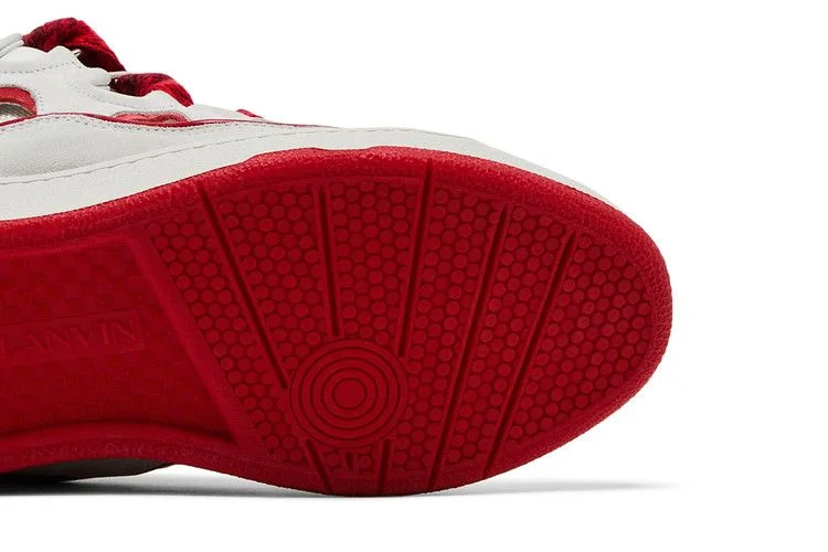 Кроссовки Lanvin Curb Sneakers 'White Red'
