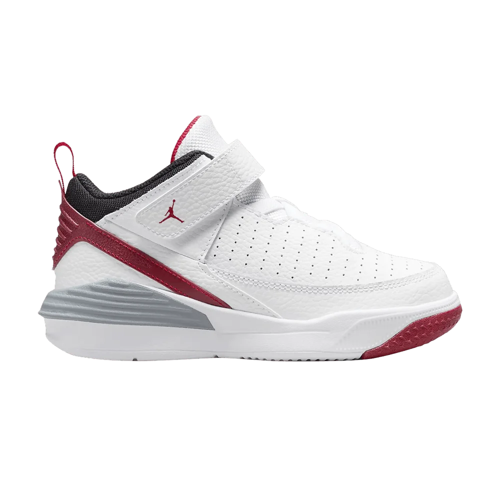 Krossovki-Air-Jordan-Max-Aura-5-PS-White-Varsity-Red