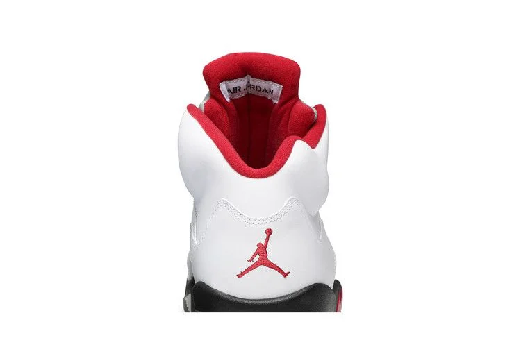 Кроссовки Air Jordan 5 Retro 'White Fire Red' 2013