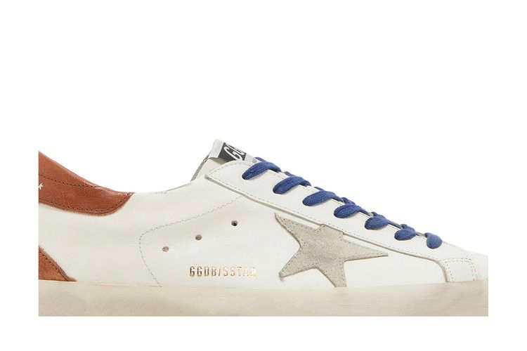 Кроссовки Golden Goose Superstar 'White Brown Blue'