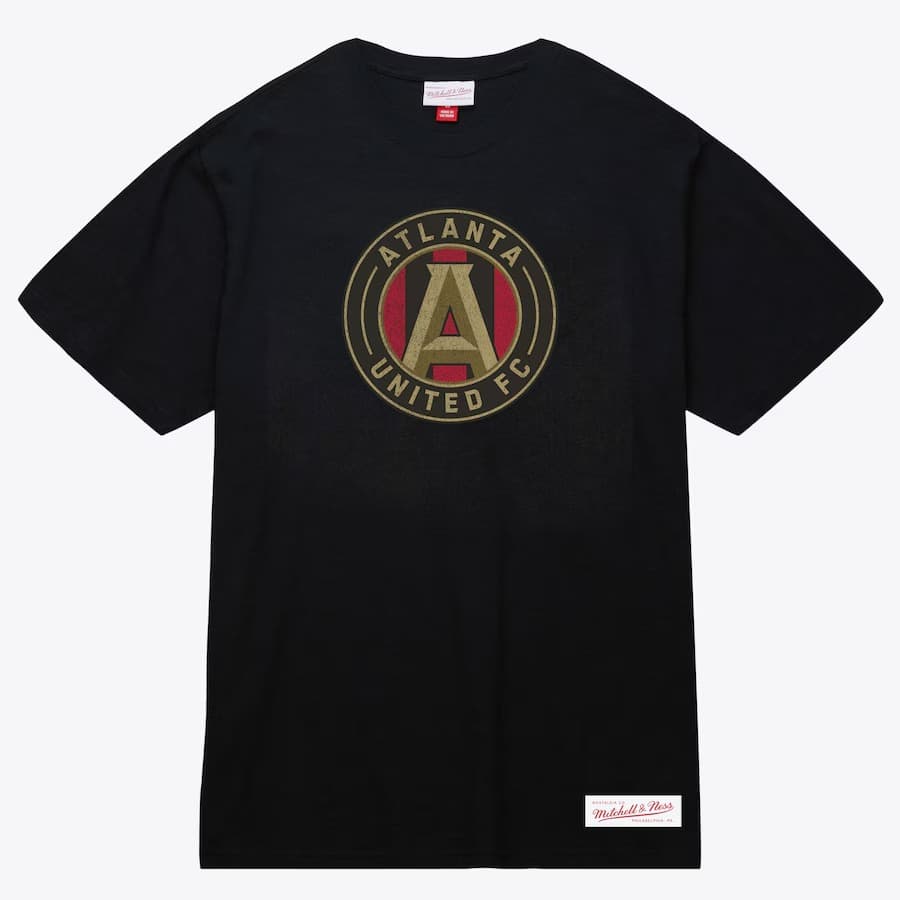 Футболка Mitchell & Ness Black Atlanta United FC Striker Slub T-Shirt