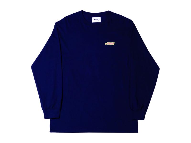 Футболка Awake Wave Logo L/S Tee Navy