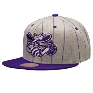 Mitchell-Ness-Grey-Pin-Pop-Snapback-HWC-Charlotte-Hornets-Hat-300x300