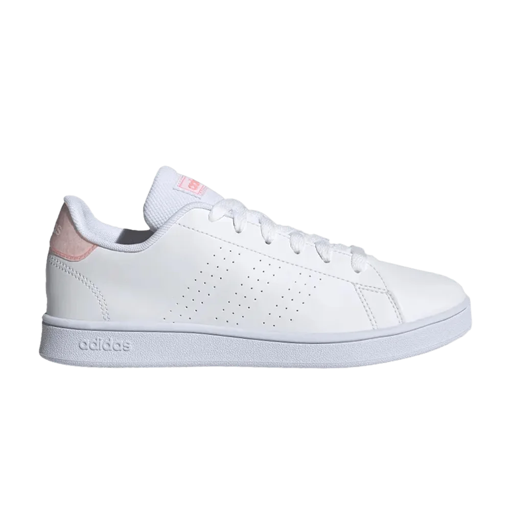 Кроссовки Adidas Advantage J 'White Acid Red'