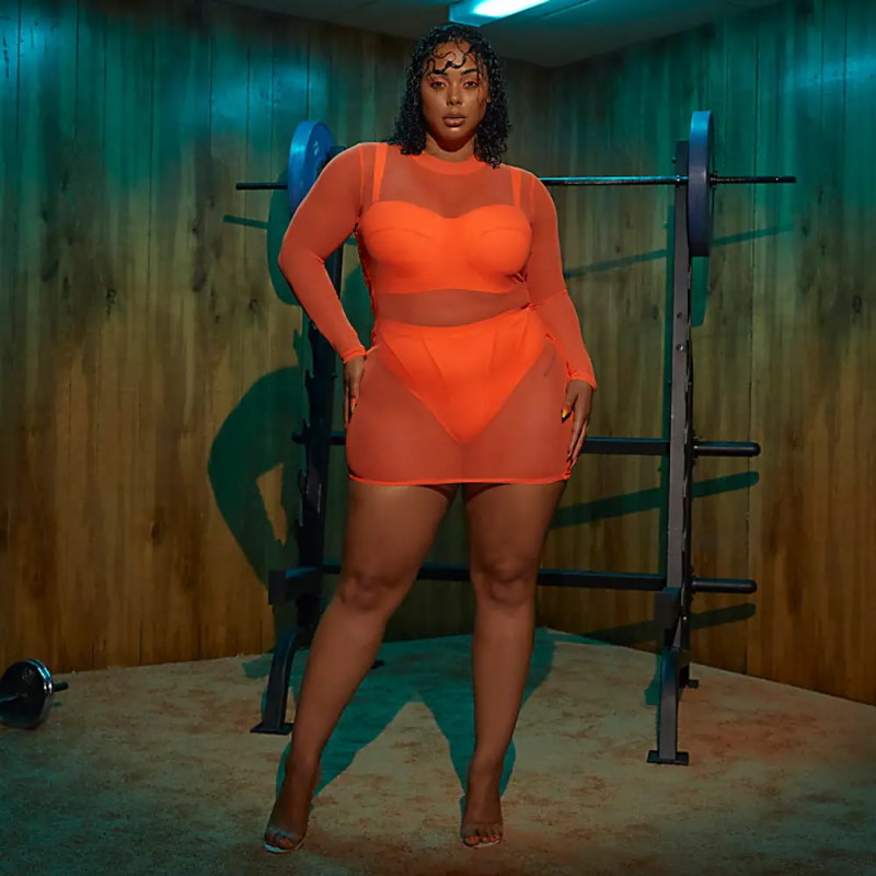 adidas-Ivy-Park-Swim-Cover-Up-Dress-Plus-Size-Solar-Orange-2