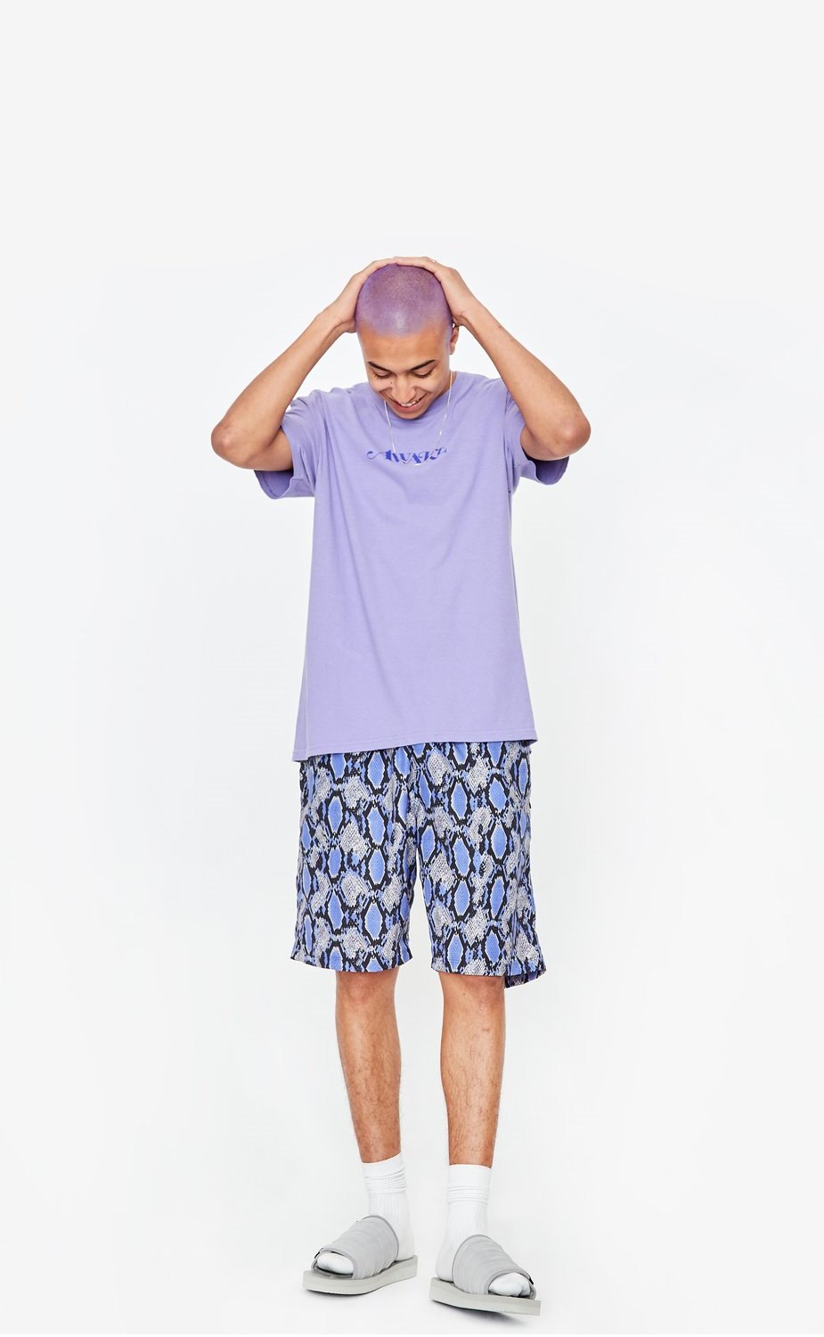 Футболка Awake Classic Logo Tee Purple