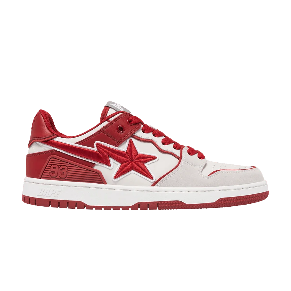 Krossovki-BAPE-Sk8-Sta-5-Red