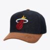 Mitchell-Ness-Denim-Brown-Miami-Heat-Corduroy-D-Stressed-Pro-Snapback-Hat-100x100