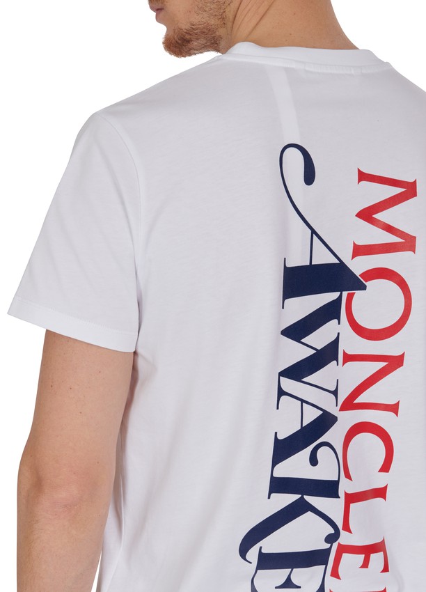 Футболка Awake x Moncler Tee White