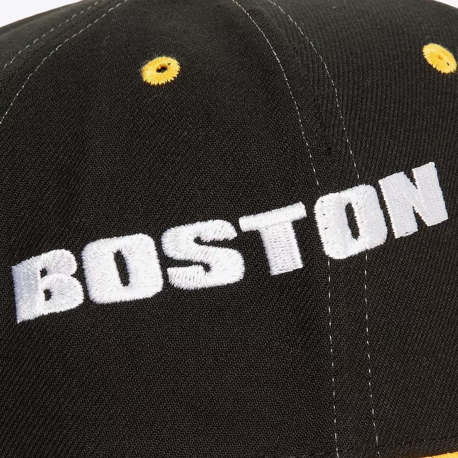 Mitchell-Ness-Black-Boston-Bruins-Overbite-Pro-Vintage-Snapback-Hat-2
