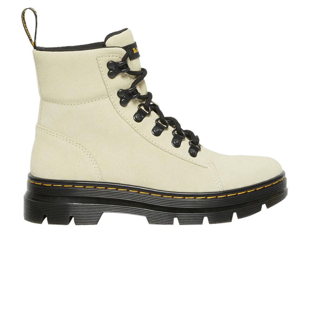 Dr. Martens Wmns Combs Suede Utility Boot 'Cream'