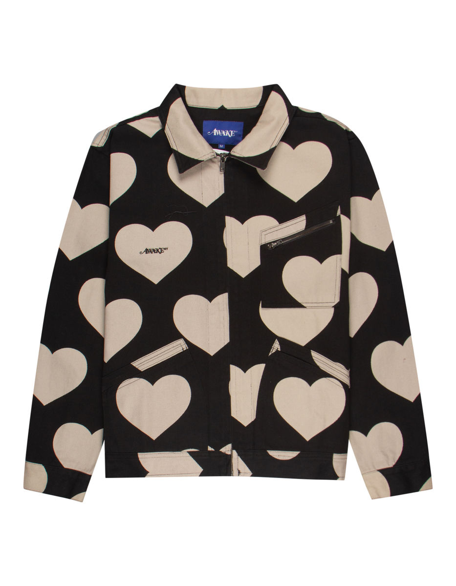 Куртка Awake Hearts Harrington Jacket Black