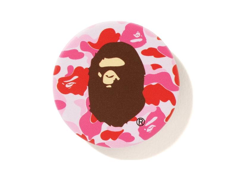 Попсокет BAPE ABC Ape Head Popsockets Pink