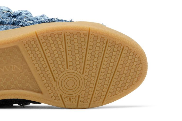 Кроссовки Lanvin Curb Sneakers 'Frayed Denim'