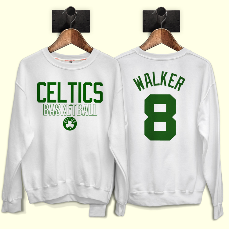Свитшот Celtics 8 Kemba Walker Sweetshirt by Slamdunk