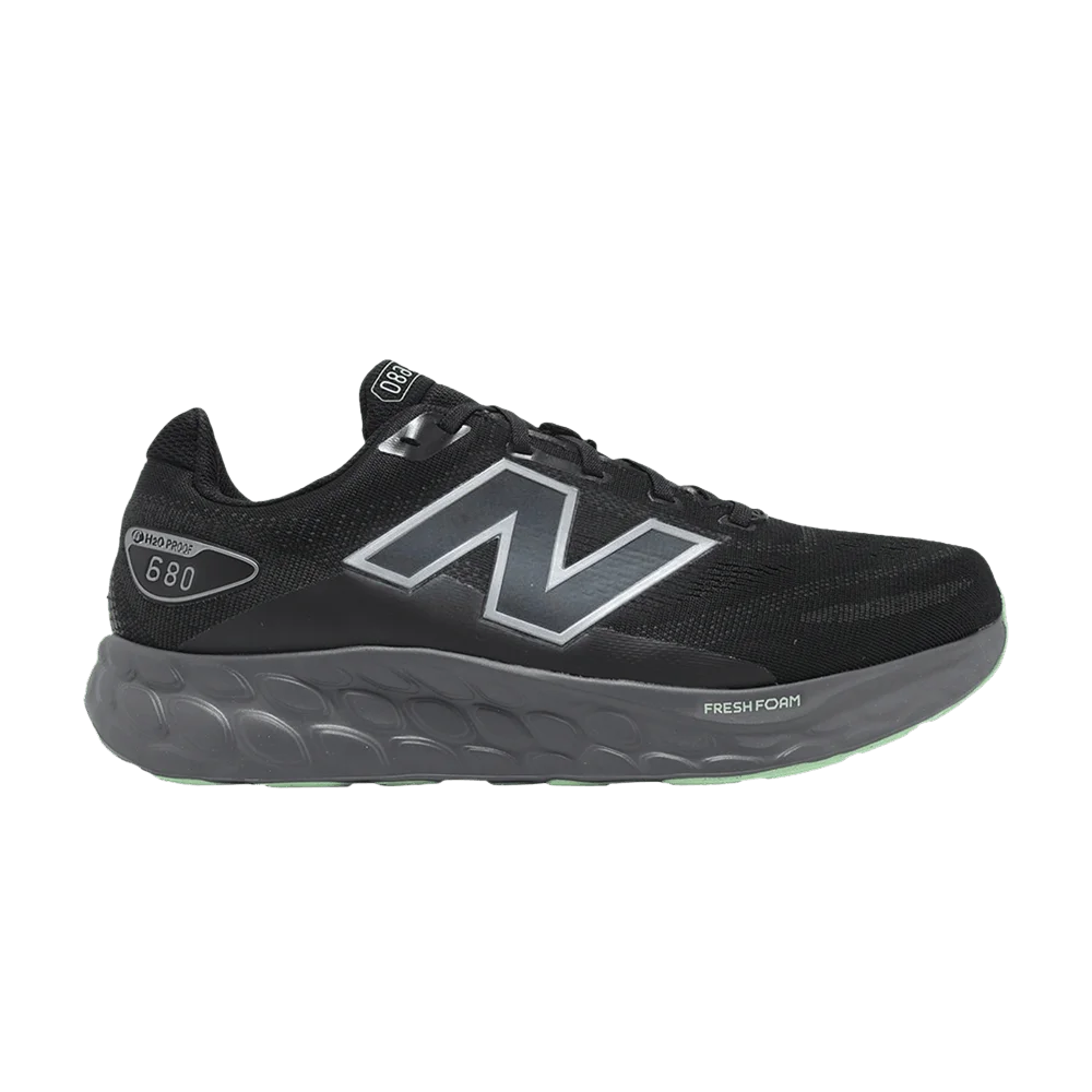 Кроссовки New Balance Fresh Foam 680 V8 2E Wide 'Black Castlerock Lab Green'