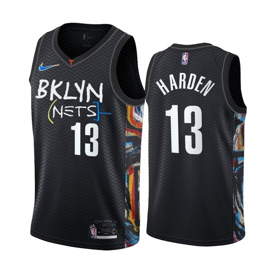 nets-james-harden-black-city-honor-basquiat-jersey
