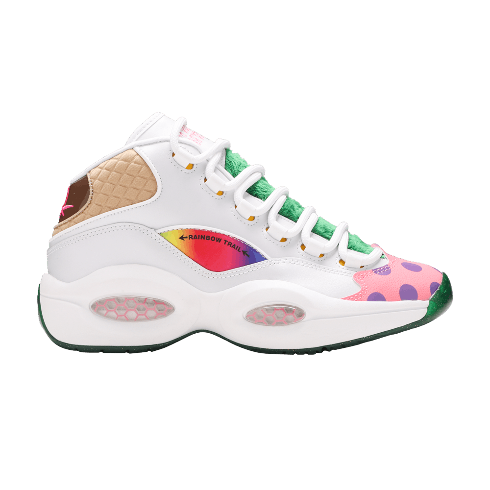 Кроссовки Reebok Hasbro x Question Mid Big Kid 'Candy Land'