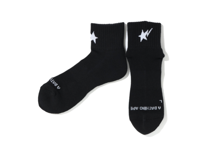 Спортивные носки BAPE Sta Ankle Socks Black
