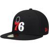 Mens-New-Era-Black-Philadelphia-76ers-Team-Wordmark-59FIFTY-Fitted-Hat-100x100