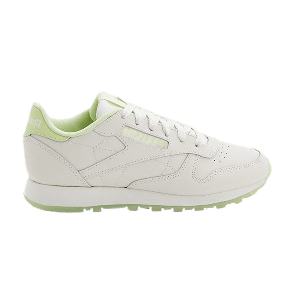 Кроссовки Reebok Wmns Classic Leather 'Chalk Citron Glow'