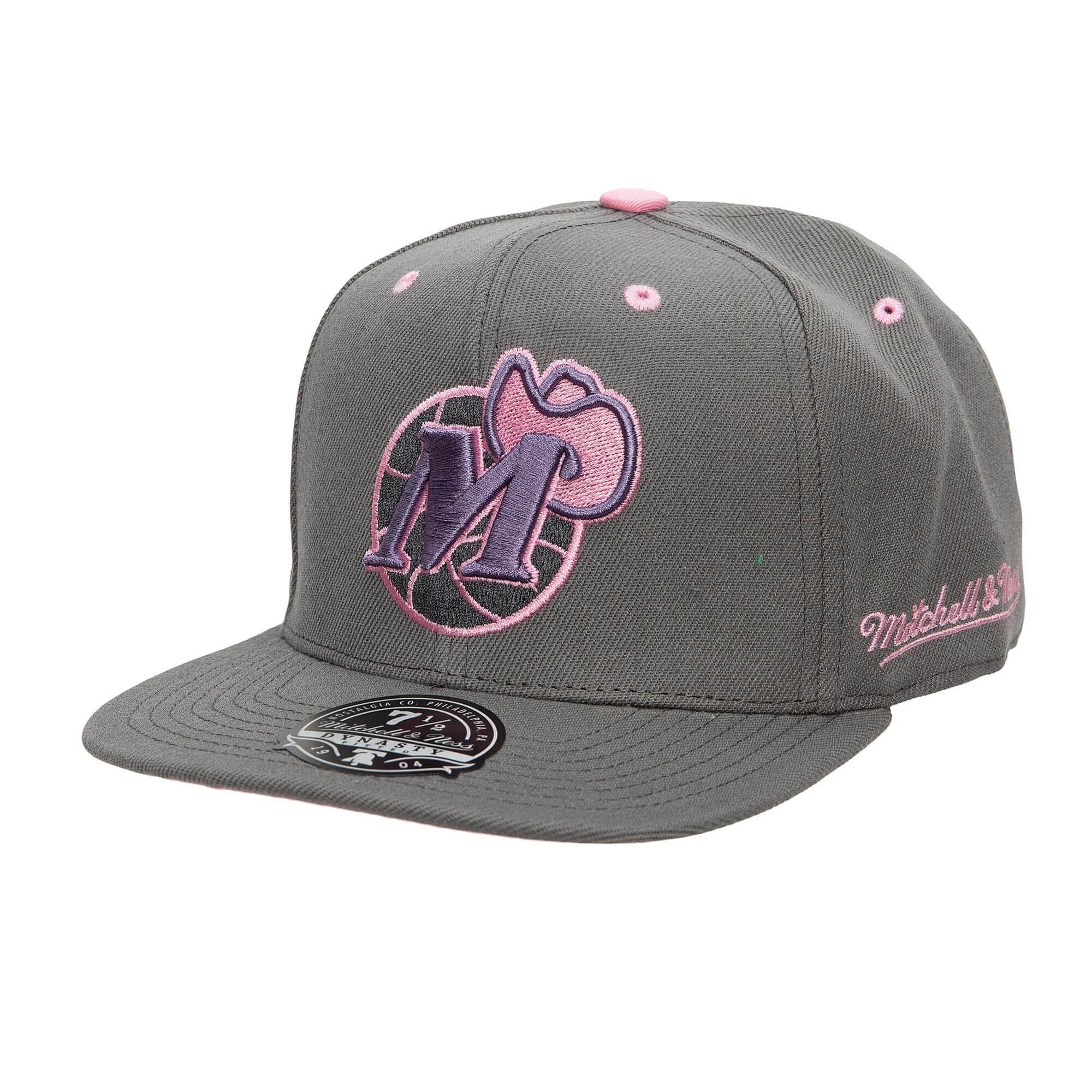 Бейсболка Mitchell & Ness Lavender Dreams Fitted HWC Dallas Mavericks Hat