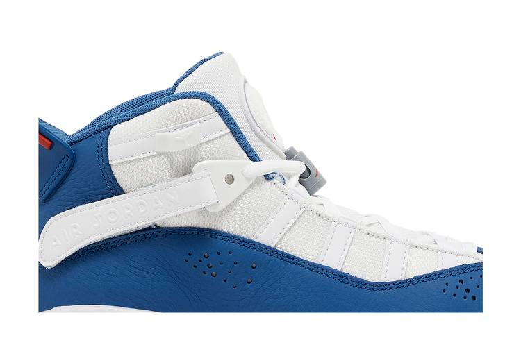 Кроссовки Air Jordan 6 Rings GS 'White True Blue'