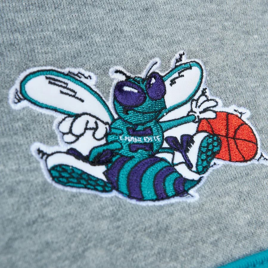 Худи Mitchell & Ness Purple Charlotte Hornets Head Coach Pullover Hoodie