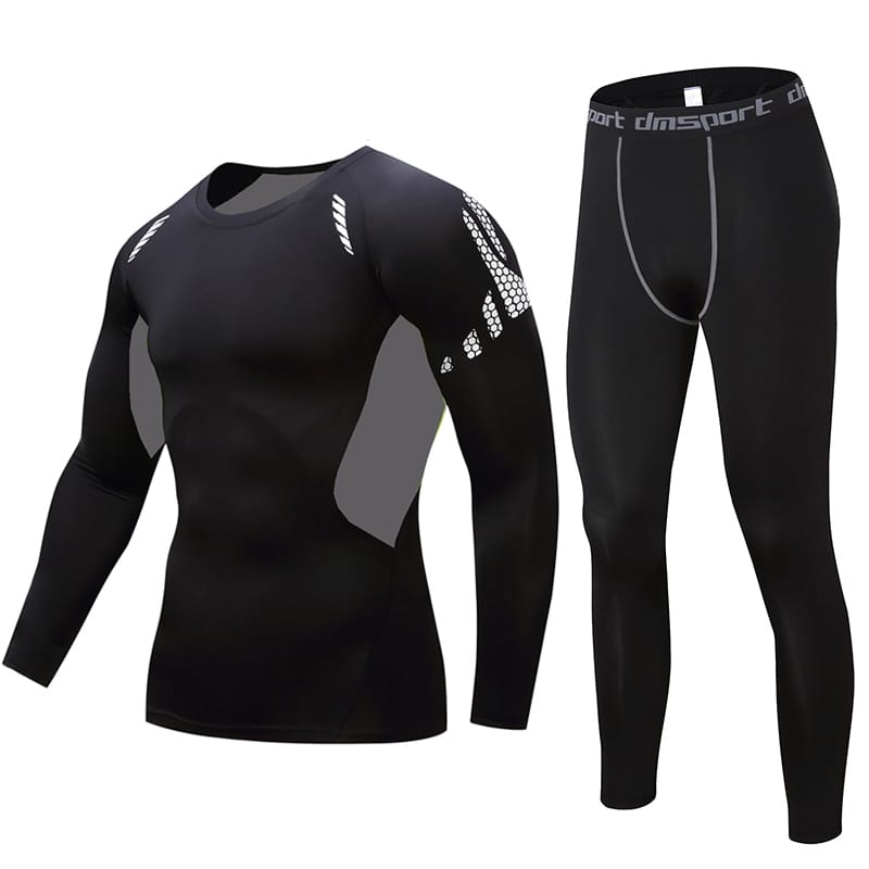 Компрессионный костюм Daiong White Tech Longsleeve Set