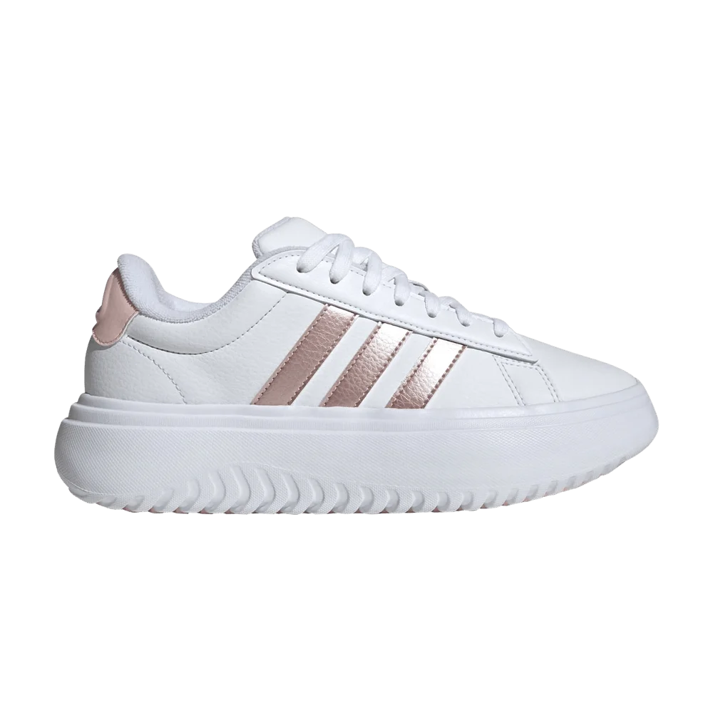 Krossovki-Adidas-Wmns-Grand-Court-Platform-White-Sandy-Pink-Metallic
