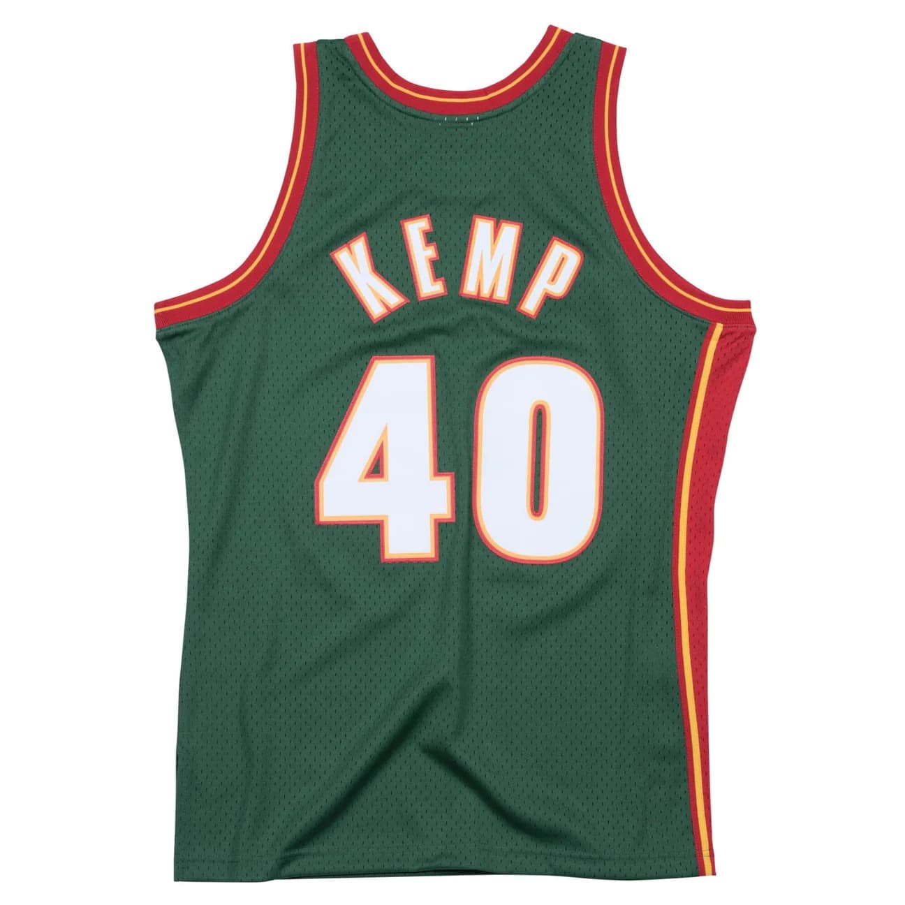 Баскетбольная джерси 1995-96 Seattle Supersonics Shawn Kemp #40 Swingman Hardwood Classics Green Jersey