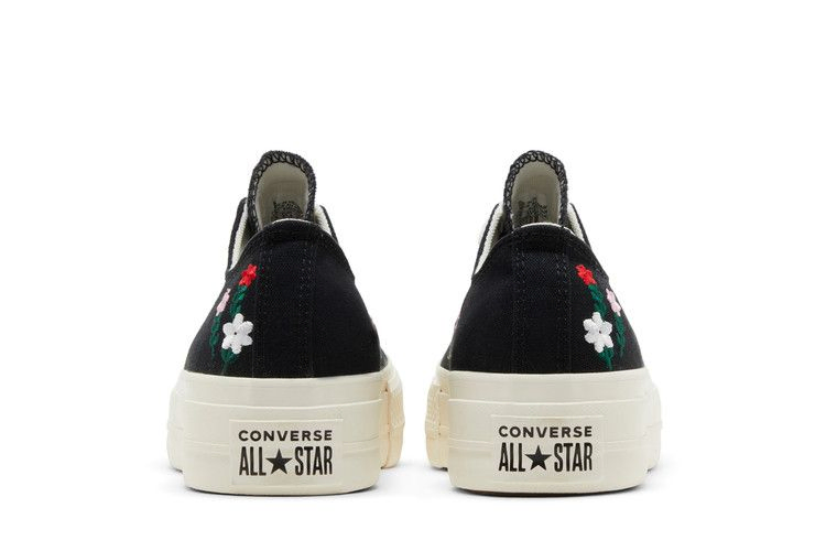 Converse Wmns Chuck Taylor All Star Lift Platform Low 'Floral Embroidery'