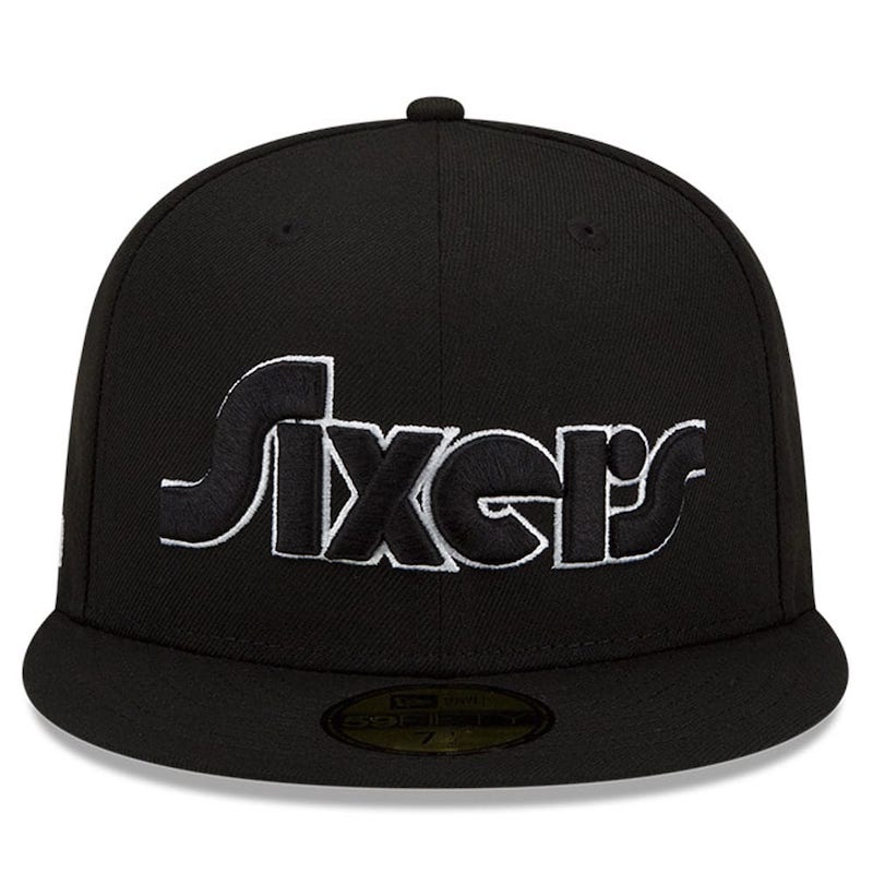 Mens-New-Era-BlackWhite-Philadelphia-76ers-202122-City-Edition-Official-59FIFTY-Fitted-Hat-4