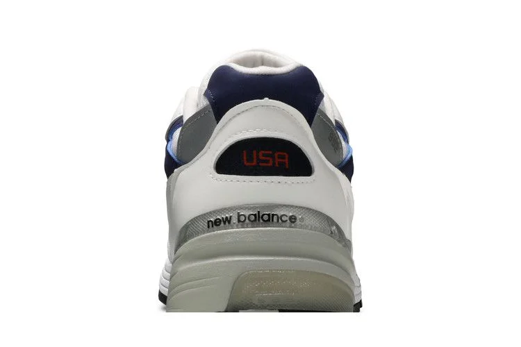 Кроссовки New Balance 992 Made in USA 'White Navy'