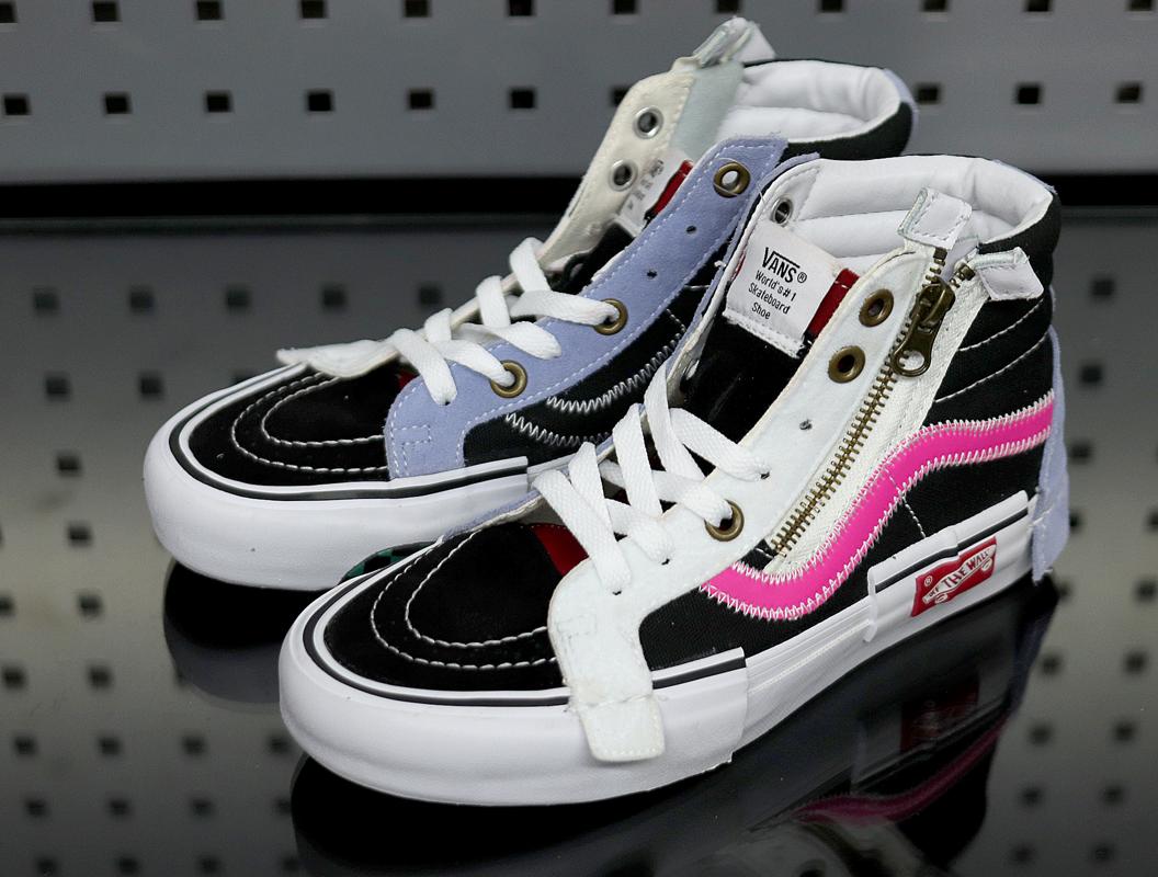 Кроссовки Vans Sk8-Hi Cap Black Azalea Pink