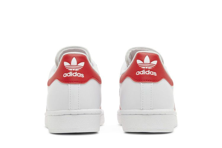 Кроссовки Adidas Superstar J 'White Vivid Red'