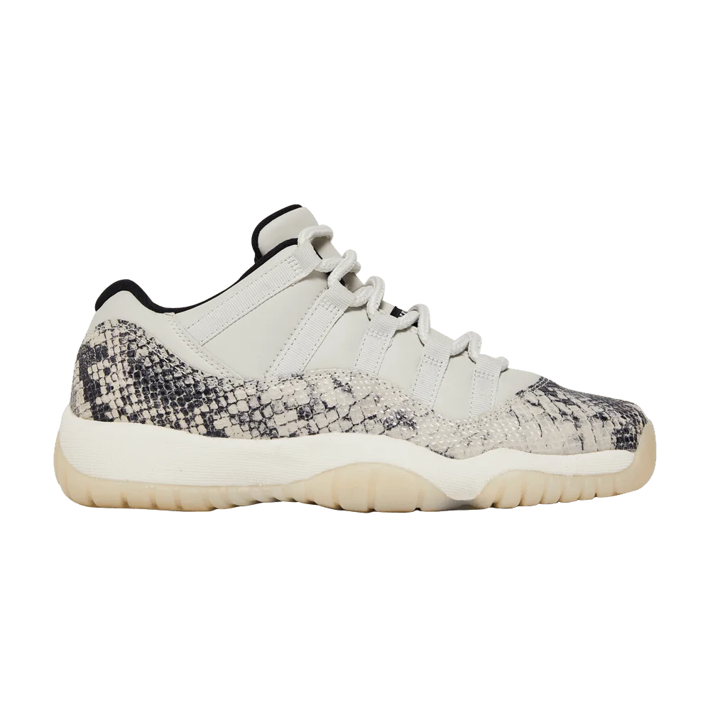 Krossovki-Air-Jordan-11-Retro-Low-GS-Light-Bone-Snakeskin