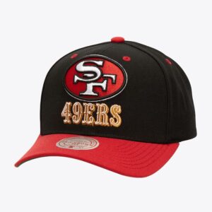 Mitchell-Ness-Black-San-Francisco-49ers-All-In-2.0-Pro-Crown-Snapback-Hat-300x300