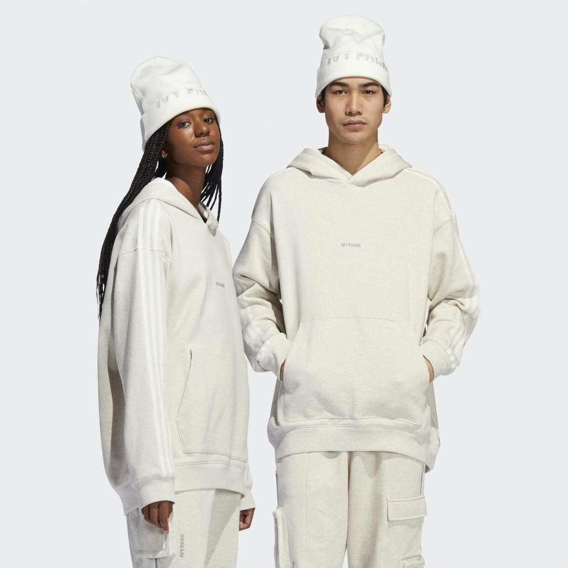 Худи adidas Ivy Park Cargo Hoodie (All Gender) Cream Melange