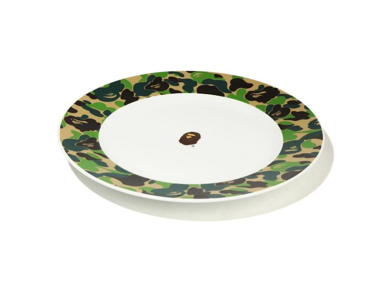 Тарелка BAPE ABC Camo Dishes Green