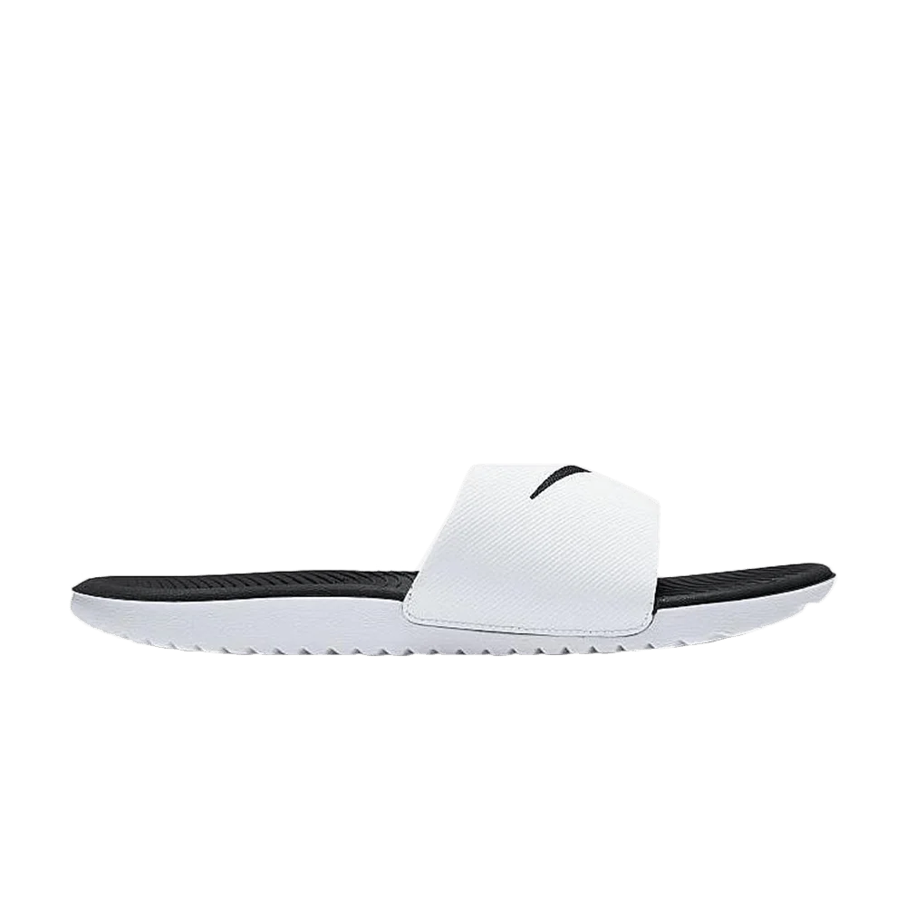 Nike Kawa Slide 'White Black'