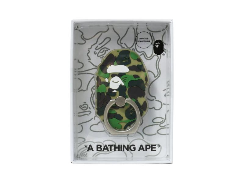 Кольцо держатель для телефона BAPE ABC Ape Head Smartphone Ring Green